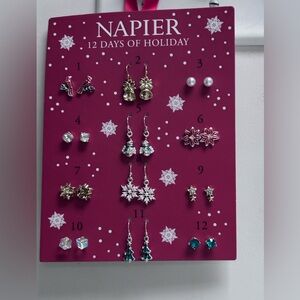 Napier set of 12 earrings